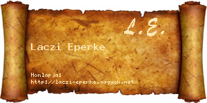 Laczi Eperke névjegykártya